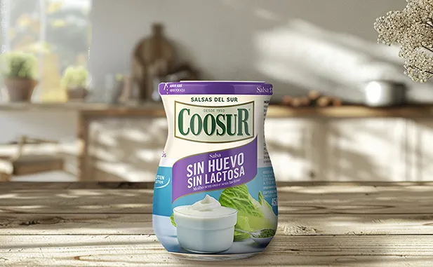 salsa sin huevo y sin lactosa coosur