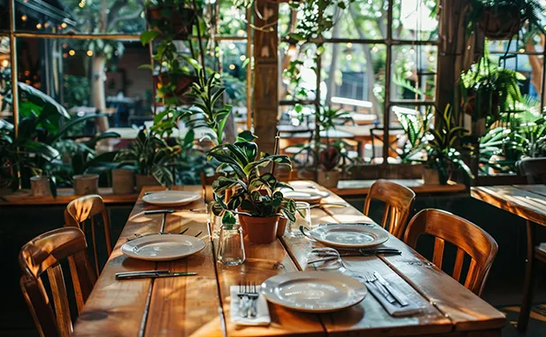 ambiente cuidado mejora la experiencia para comer